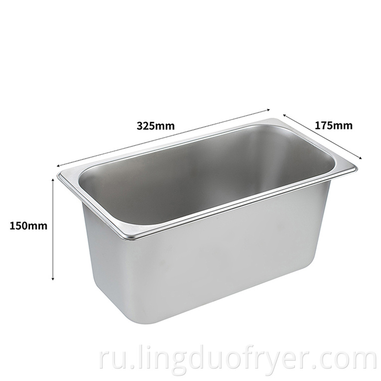 4l Electric Fryer Oil Tank Size